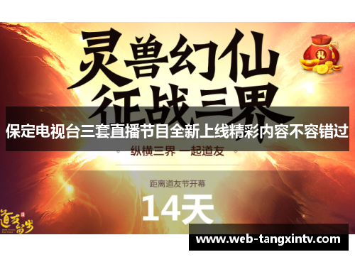 保定电视台三套直播节目全新上线精彩内容不容错过